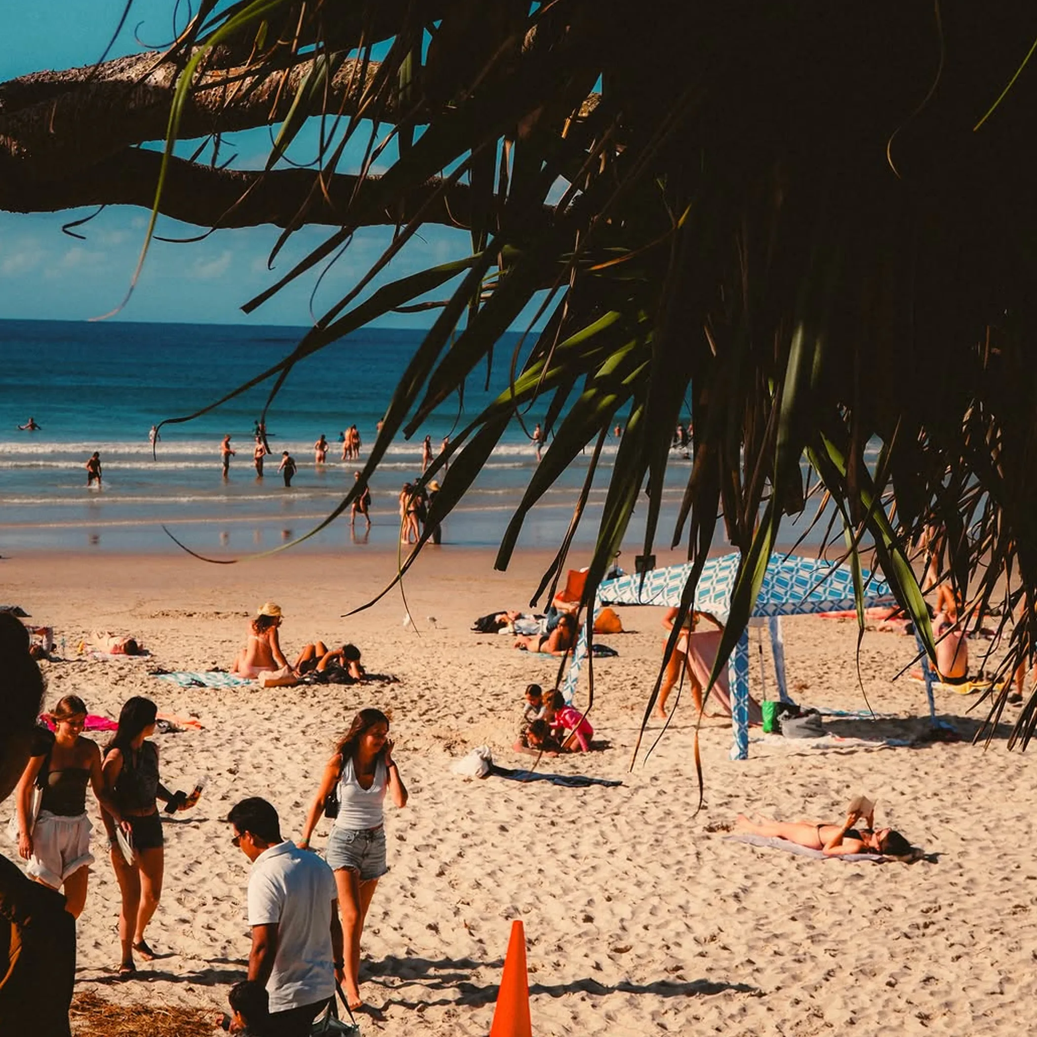 people enjoying summer at beach
